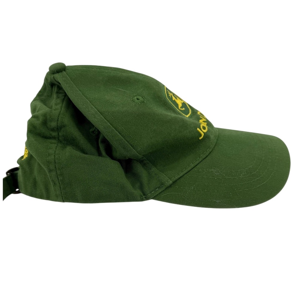 John Deere Youth Baseball Cap Green Embroidered Logo "Nothing Runs Like A Deere" - Picture 5 of 9